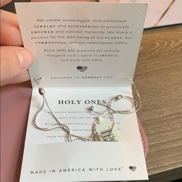 Alex and Ani The Last Supper Expandable Necklace - Picture 4 of 4